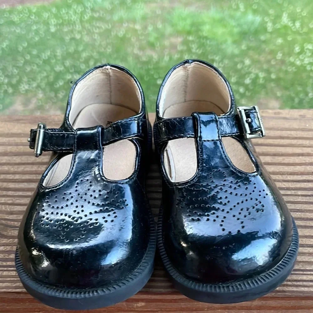 Ralph Lauren black patent dress shoes